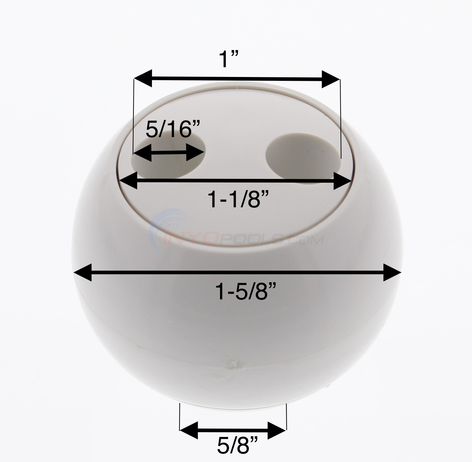 Custom Molded Products Pulsator Eyeball Assembly (White) 23315100