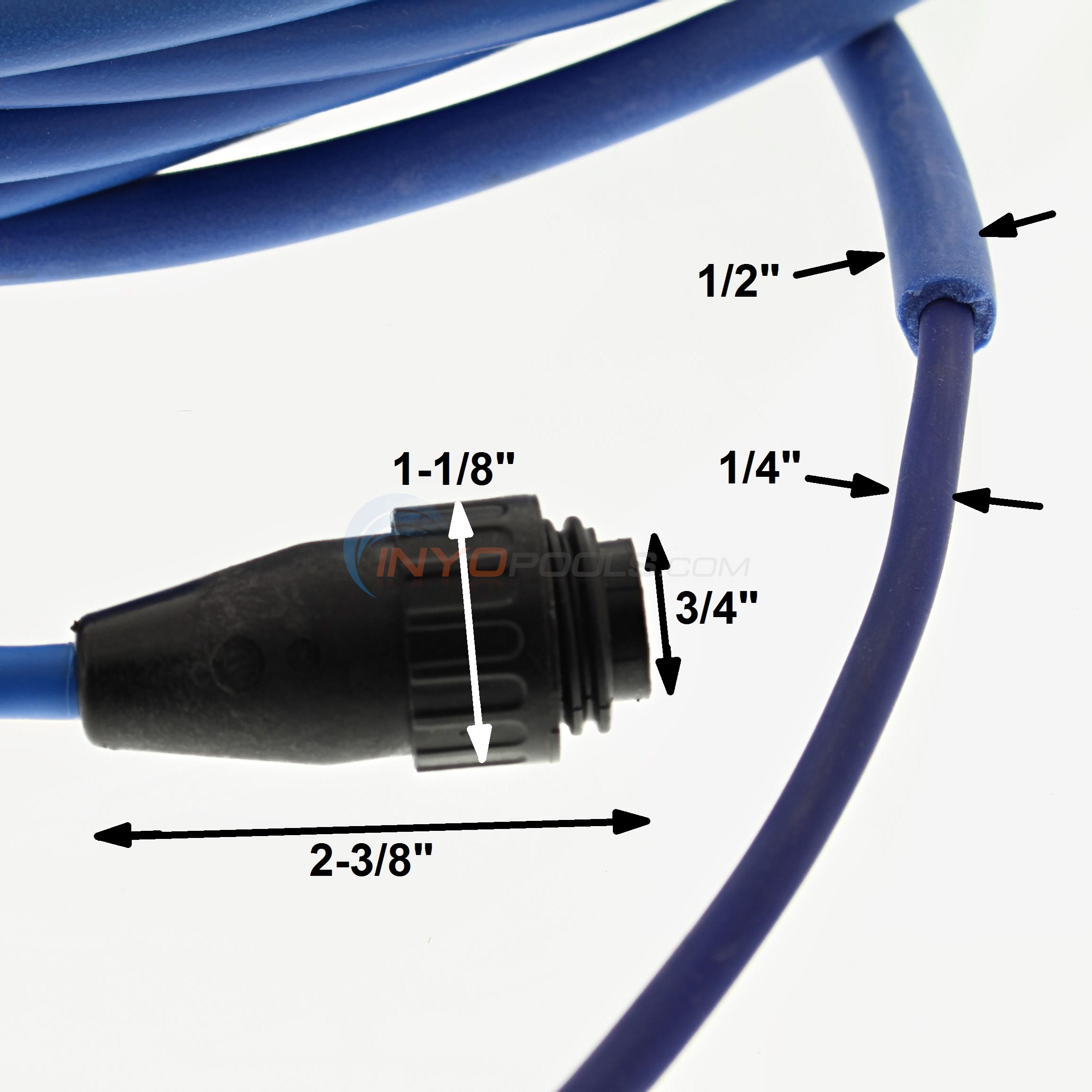 Maytronics 60' Cable,Swivel,DIY Plug,Rubber Sprng,2W 9995862DIY