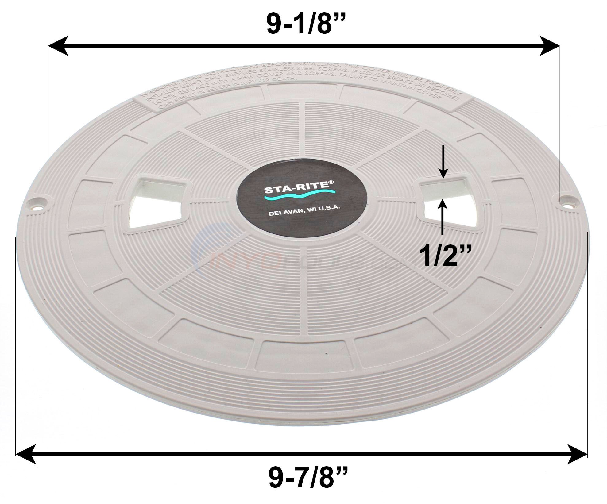 Skimmer Cover for StaRite Swimquip U3 Skimmers 97/8" 086500058