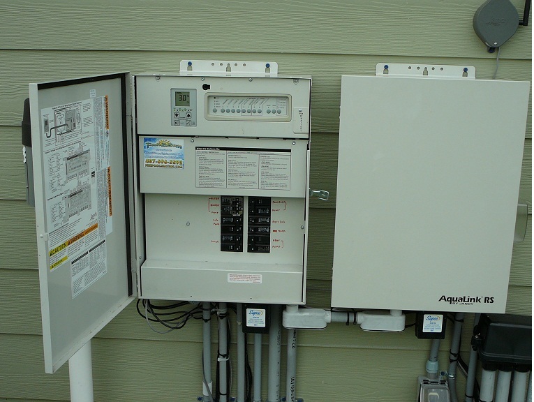 How To Set Up In Ground Pool Equipment - Part 6 - Control ... pentair pool heater wiring diagram 