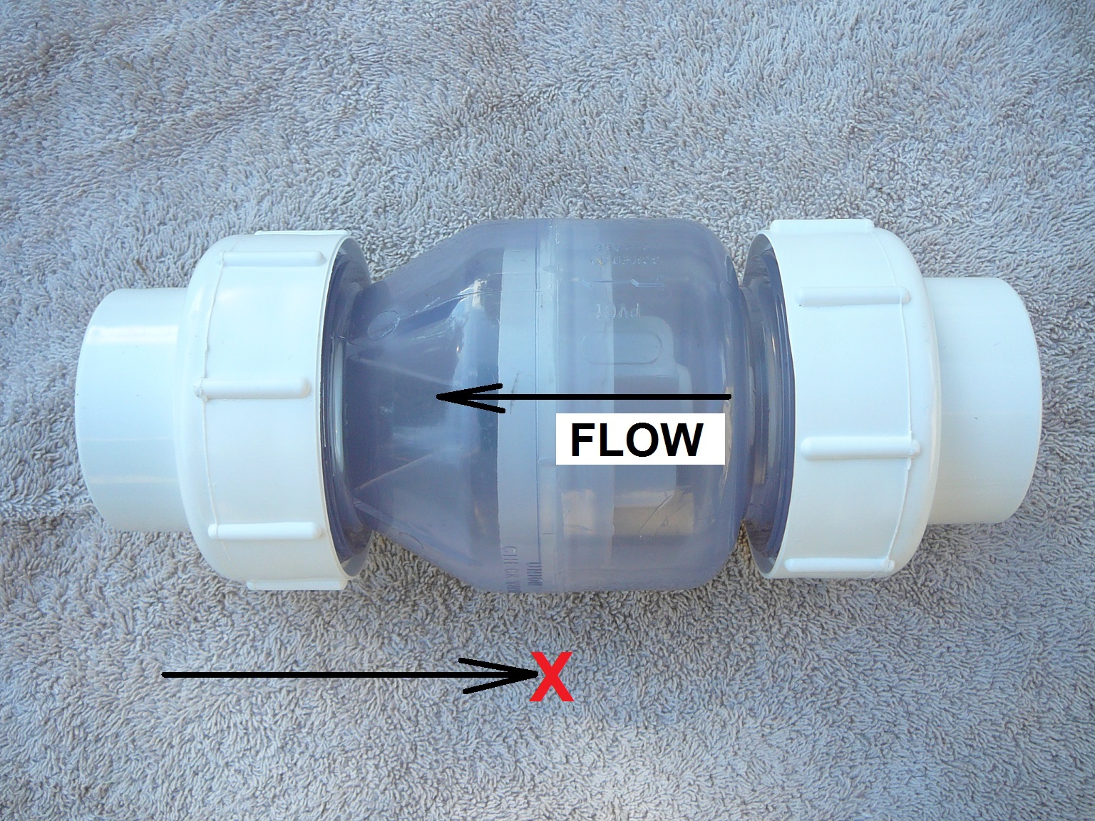 How to Replace a Pool Spring Check Valve