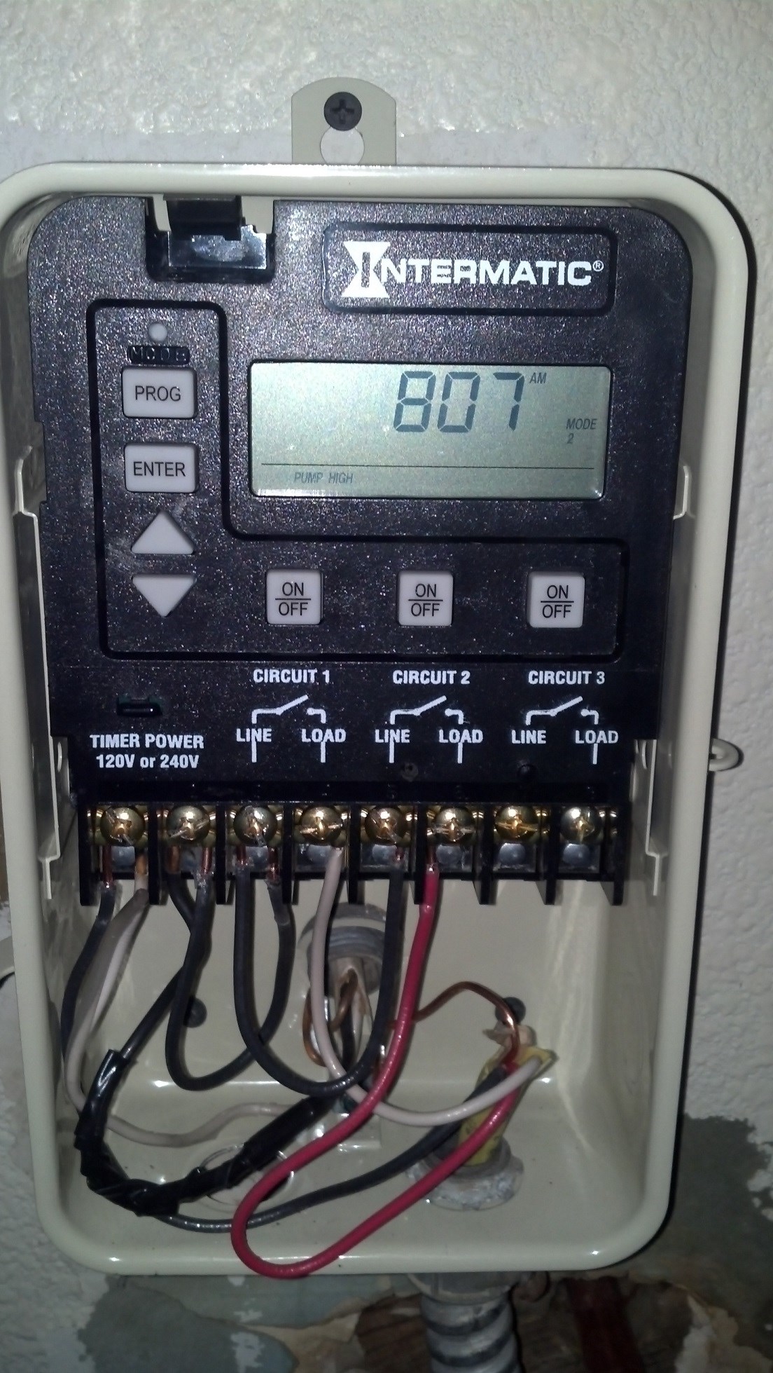 How To Wire a PE153 Digital Timer to a 2-Speed 230V Motor - INYOPools.com