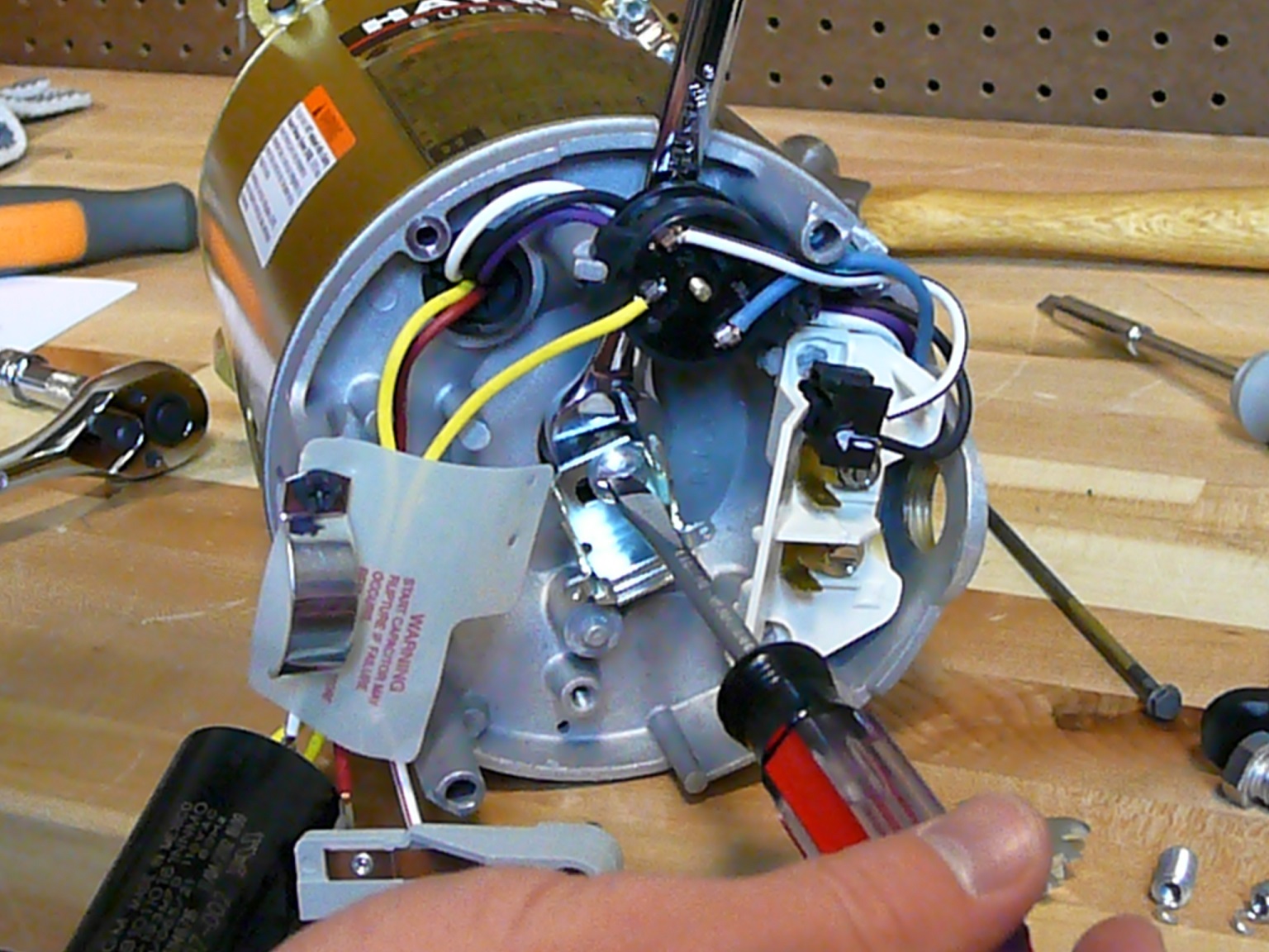 How To Replace the Governor on an AO Smith Motor ... ao smith pool pump motor wiring diagram 