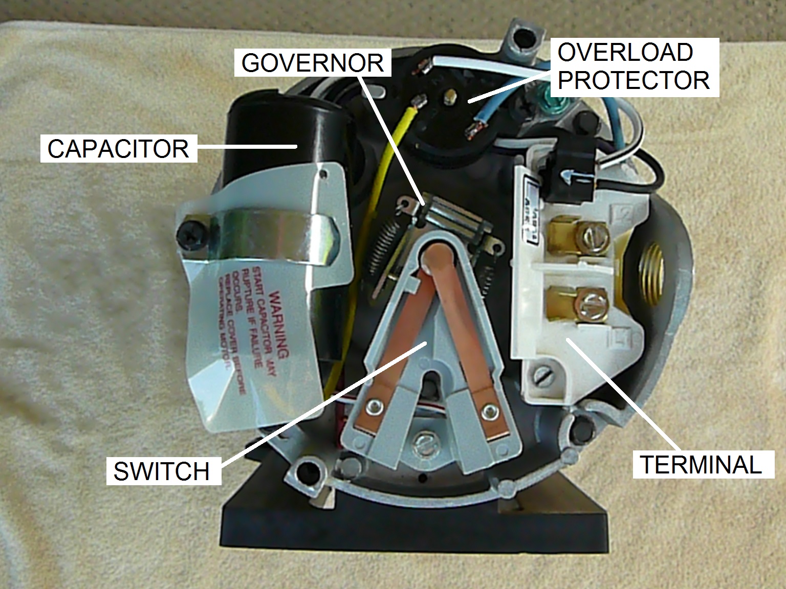 How To Replace the Terminal Board on an AO Smith Motor ... air compressor 115v wiring schematic 