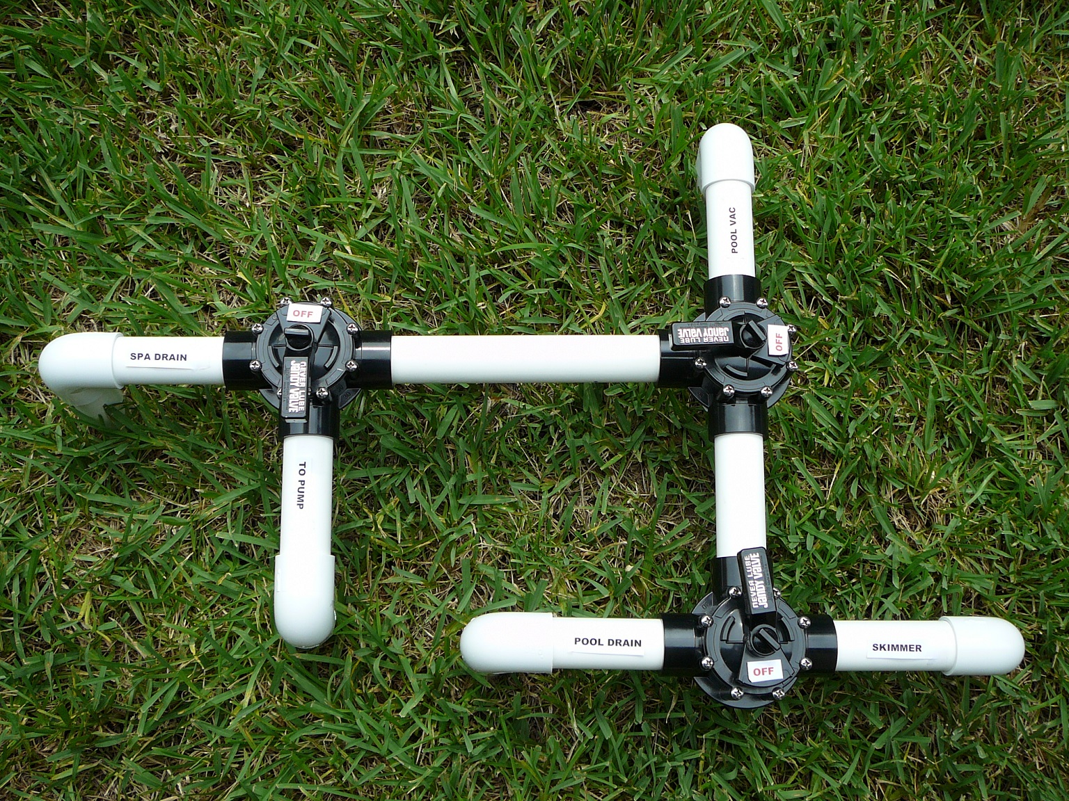 How To Set Up Pool Diverter Valves - Overview - INYOPools.com inground skimmer plumbing diagram for 