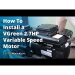 How to Install a Century 2.7HP Variable Speed Motor