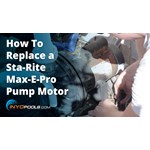 How To Replace a Motor on a Sta-Rite Max-E-Pro Pool Pump