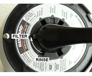 filter pool sand step backwash pump change inyopools valve handle selector setting