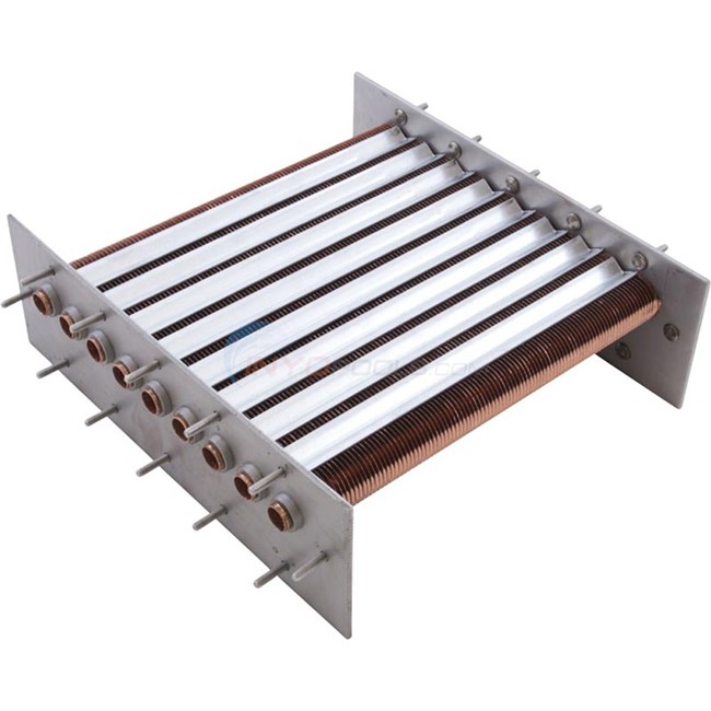 Raypak Heat Exchanger Tube Bundle, Copper, 206A 207A, for Heaters with Polymer Headers - 010059F