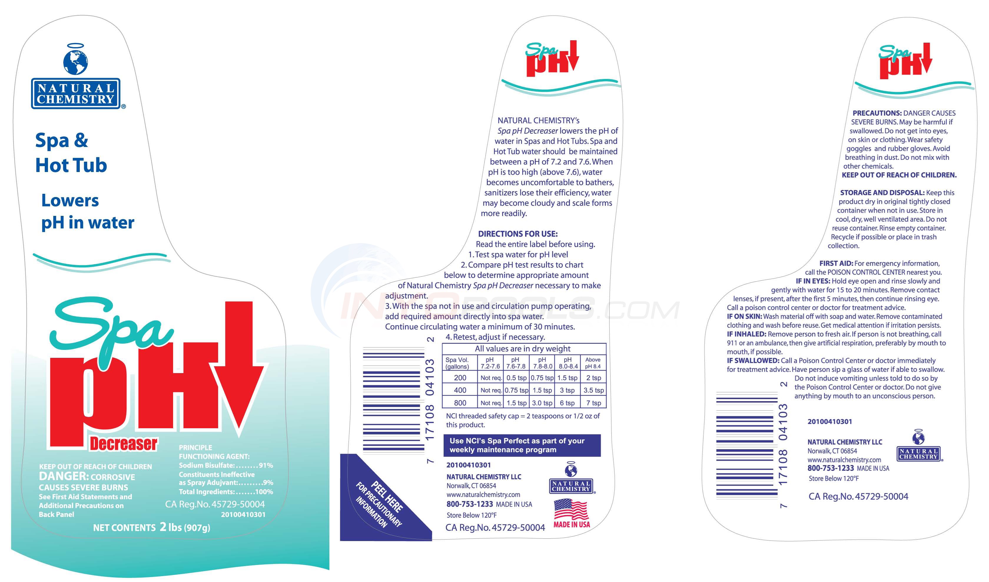 Natural Chemistry PH DOWN 2 lbs - 04103 - INYOPools.com