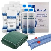 Winter Pool Cover Kit for 25' x 50' Rect Inground Pool - 15 Year