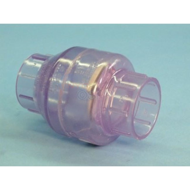 Check Valve, Swing, 2"S, Clear - 1520C-20