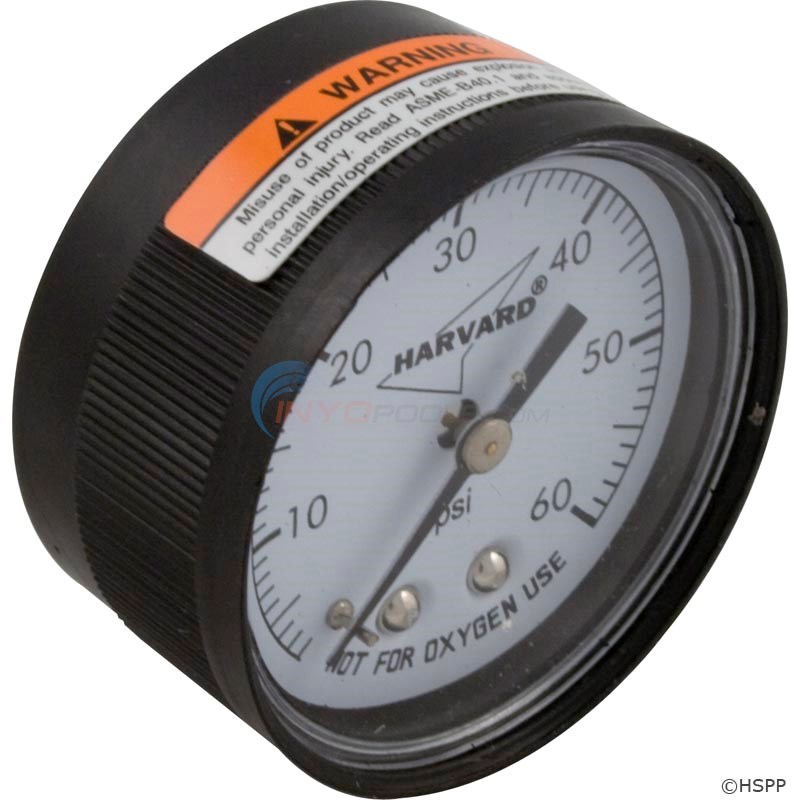 Engineered Specialty Products Back Mount Pressure Gauge 060 1/4" NPT REAR/BACK (102D204D