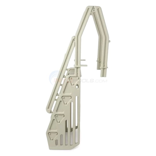 Vinyl Works Premium Above-Ground Deck-Mount In-Pool Ladder - Taupe, 24" Width Fits Most 48" to 56" Above Ground Pools - IN24-T