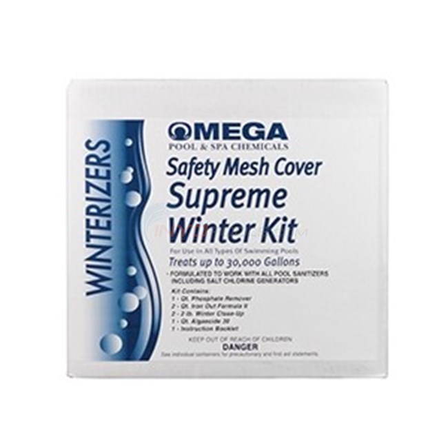 30,000 Gal. Mesh Safety Cover Winter Chemical Kit - NY999