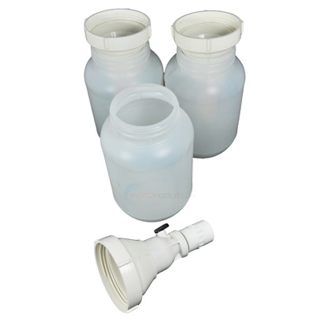 Zodiac Hopper Extension Kit, 3 Bottles W/valves (9-706)