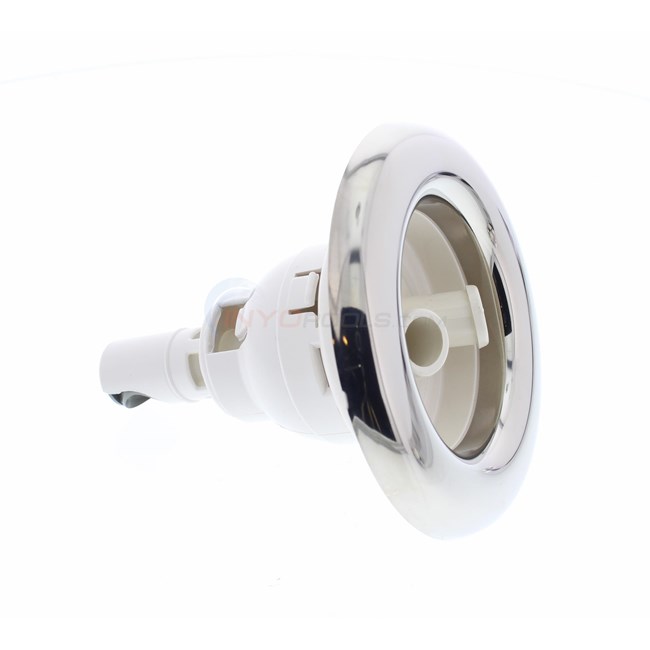 Waterway Adjustable Power Storm Twin Roto 5" Smooth Snap In Stainless/White - 212-6440S