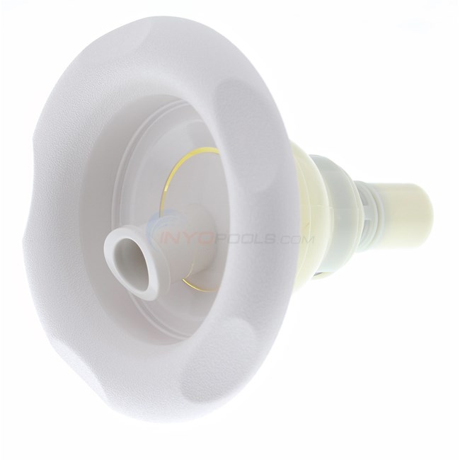 Waterway Adjustable Power Storm Jet Roto 5" Textured Scallop Snap In White Discontinued - 212-7600