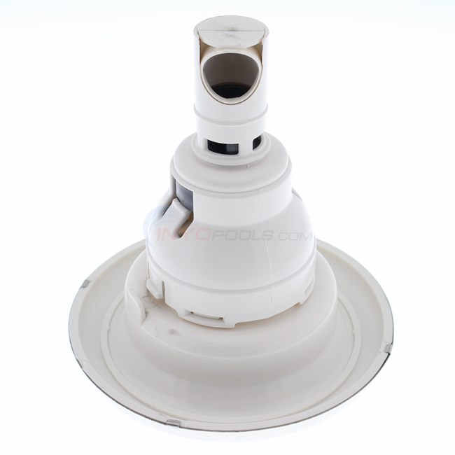 Waterway Adjustable Power Storm Jet Directional Rifled 5" Smooth Snap-In Stainless/White - 212-7640S