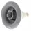 Waterway Adjustable Power Storm Directional Rifled 5" Textured Scallop Snap In Gray - 212-7647