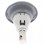 Waterway Adjustable Power Storm Directional Rifled 5" Textured Scallop Snap In Gray - 212-7647