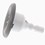 Waterway Adjustable Mini Storm Directional 3-1/4" Textured Scallop Snap In Gray - 212-7827