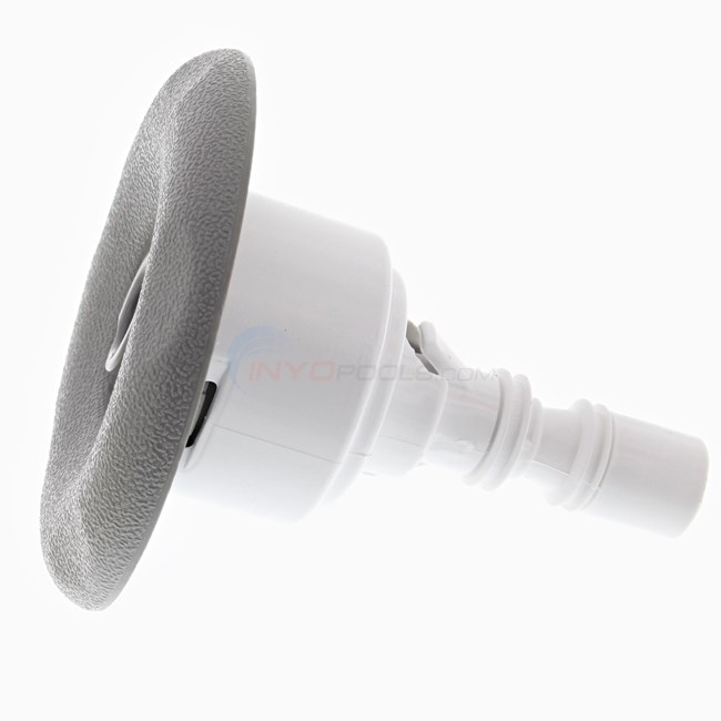 Waterway Adjustable Mini Storm Directional 3-1/4" Textured Scallop Snap In Gray - 212-7827