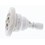 Adjustable Poly Storm  Massage 3-3/8" Textured Scallop Snap-In White - 212-8030
