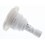 Adjustable Poly Storm Jet Internal Directional 3-3/8" Smooth Snap-In White - 212-8050