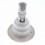 Waterway Adjustable Poly Storm Jet Directional 3-3/8" Smooth Stainless/White - 212-8050S