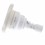 Waterway Adjustable Poly Storm Jet Twin Roto 3-3/8" Textured Scallop Snap-In White - 212-8120