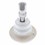 Waterway Adjustable Poly Storm Jet Twin Roto 3-3/8" Textured Scallop Snap-In White - 212-8120