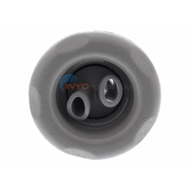 Waterway Adjustable Poly Storm Jet Twin Roto 3-3/8" Textured Scallop Snap In Gray - 212-8127