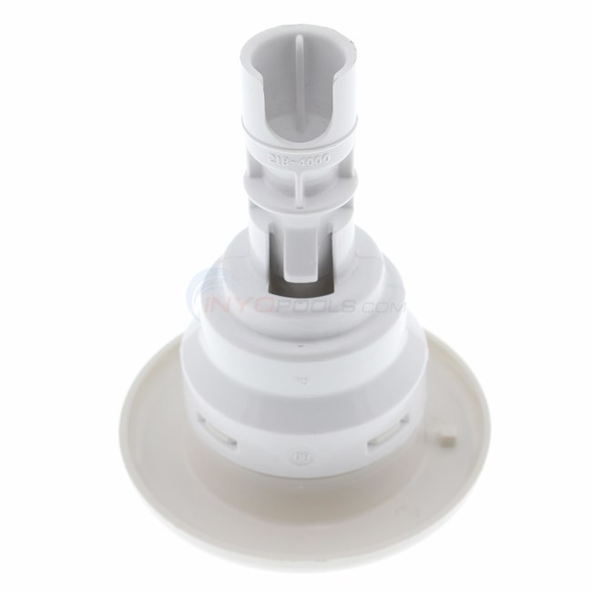 Waterway Adjustable Poly Storm Jet Twin Roto 3-3/8" Smooth Snap-In White - 212-8130