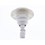 Waterway Adjustable Poly Storm Jet Directional 4" Textured Scallop Snap-In White - 212-8160