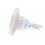 Waterway Adjustable Poly Storm Jet Twin Roto 4" Textured Scallop Snap-In White - 212-8170
