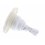 Waterway Adjustable Poly Storm Jet Twin Roto 4" Textured Scallop Snap-In White - 212-8170