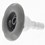 Waterway Adjustable Poly Storm Twin Roto 4" Textured Scallop Snap In Gray - 212-8177