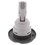 Waterway Adjustable Poly Storm Twin Roto 3-3/8" Textured Scallop Snap In Gray - 212-8257