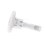 Waterway Adjustable Cluster Storm Twin Roto 2" Textured Scallop Snap-In White - 212-1590