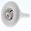 Waterway Adjustable Mini Storm Spa Jet Roto 3", Smooth Snap In White - 212-7910