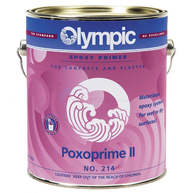 Olympic Paint Olympic Poxoprime II Gallon Epoxy Primer For Bare Concrete And Plaster (Smooth Surfaces) - 214GL