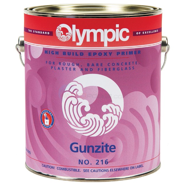 Olympic Paint Olympic Gunzite Gallon Epoxy Primer For New Gunite and Fiberglass - 216GL