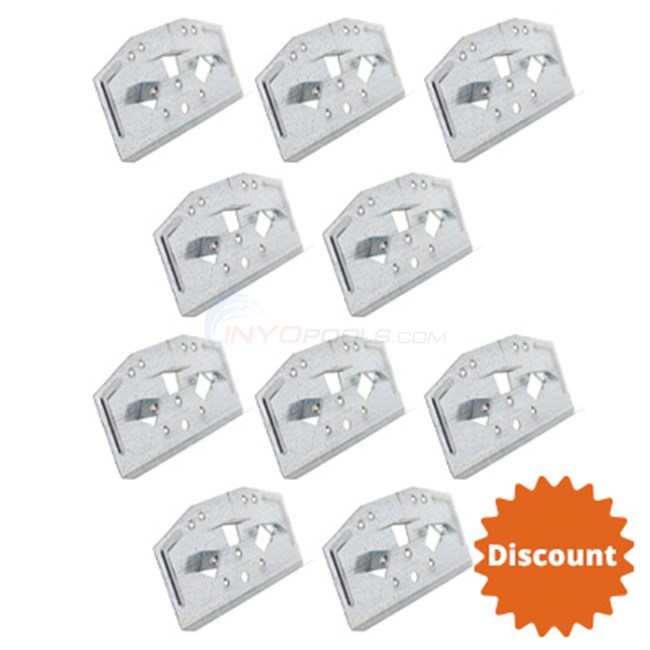 Wilbar Top Plate 6" for Round & Oval Curved Side 10 Pack - 22761-Pack10