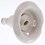 Waterway Adjustable Power Storm  Twin Roto 5" Textured Scallop Thread In White - 229-7610
