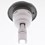 Waterway Adjustable Poly Storm Directional 3-3/8" Textured Scallop Snap In Gray Replaced by the 212-8059-STS Light Gray - 212-8057