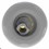 Waterway Adjustable Poly Storm Roto 4" Textured Scallop Thread In Gray - 229-8147