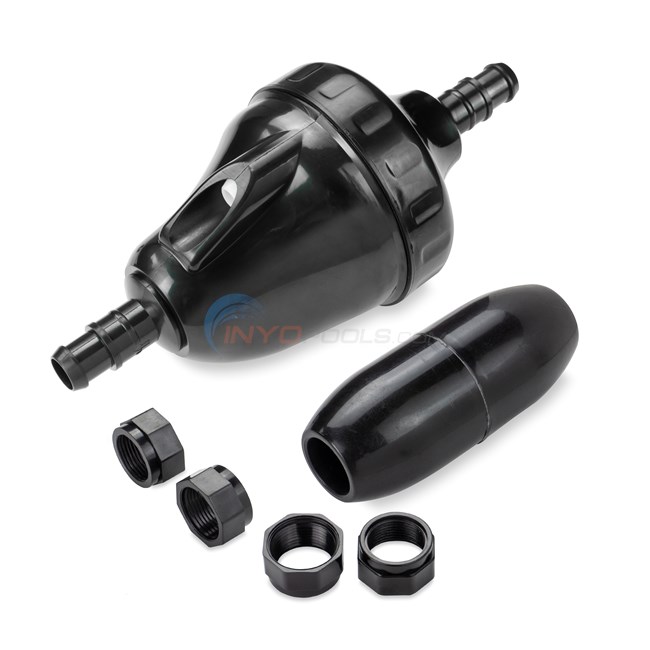 Custom Molded Products Complete Back-Up Valve for Polaris Black Replacement Back-Up Valve for the Polaris 280, 380, 480, and 3900 Sport. 360- Black (G62) - 25563-054-000