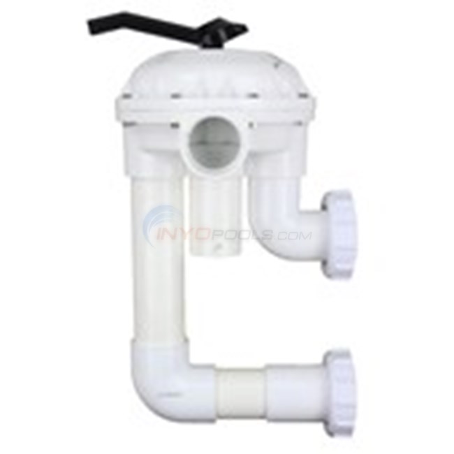 Pentair 2" Hi-Flow Multiport Valve with Plumbing for Triton Sand and Quad DE Filters - 261050