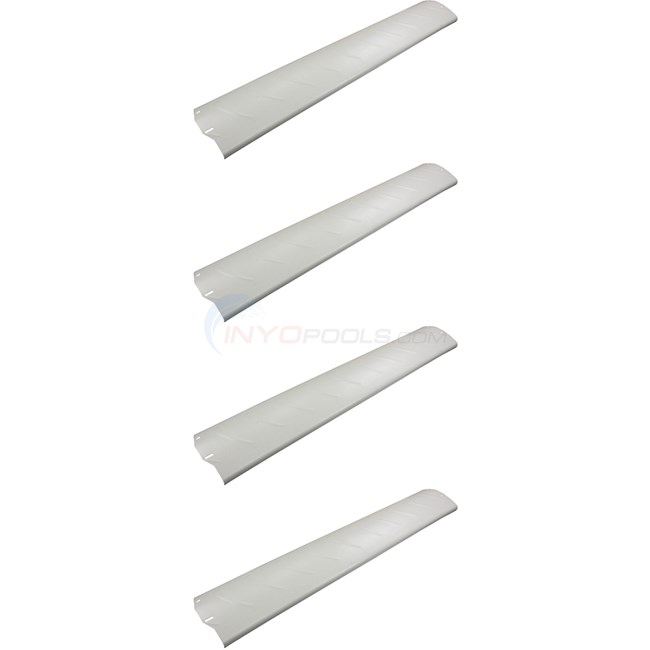 Wilbar Top Rail 9" Curved End 51-29/32" (4 Pack)  REPLACED BY 40835!